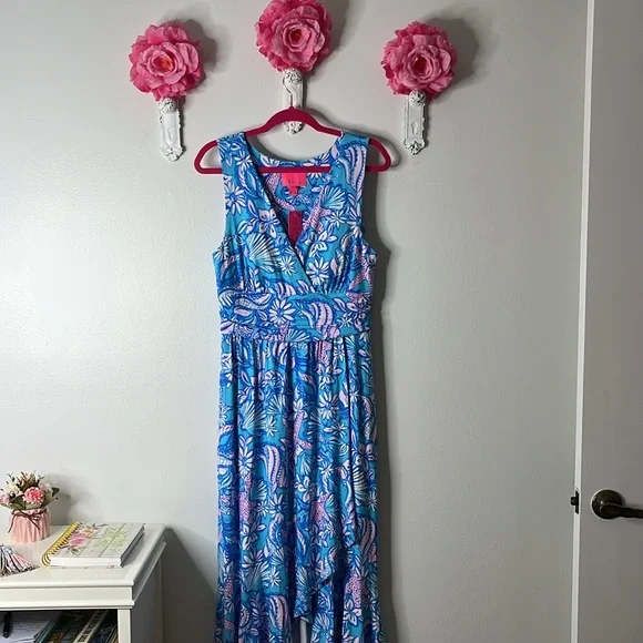 Lilly Pulitzer Moana Maxi Dress in Amalfi Blue
Sound The Sirens, Size M, NWT - Picture 3 of 13